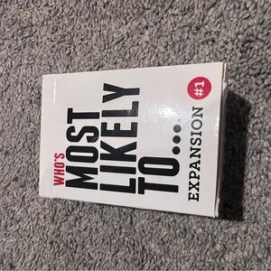 Who's Most Likely To Expansion #1 Card Game